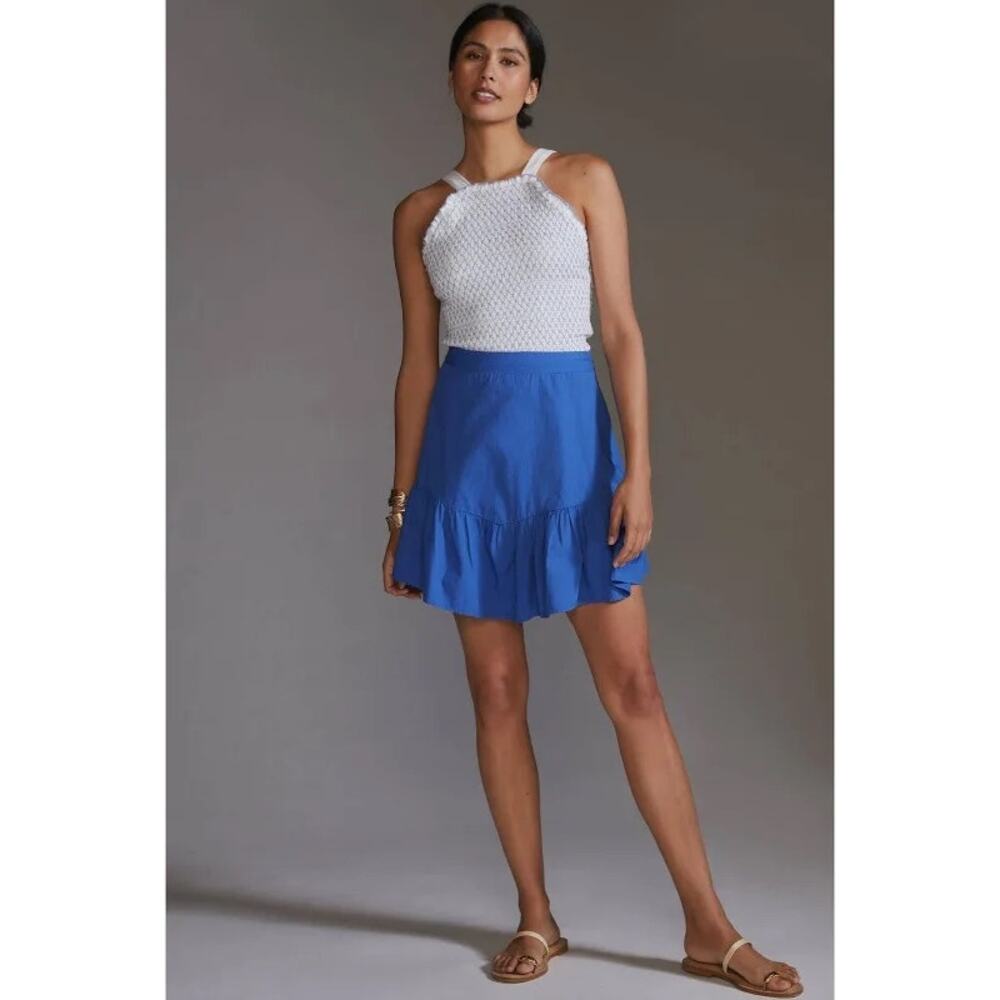 Maeve Flounce Skirt Womens Size 4 Ruffle Mini Girlhoodcore Summer Bohemian